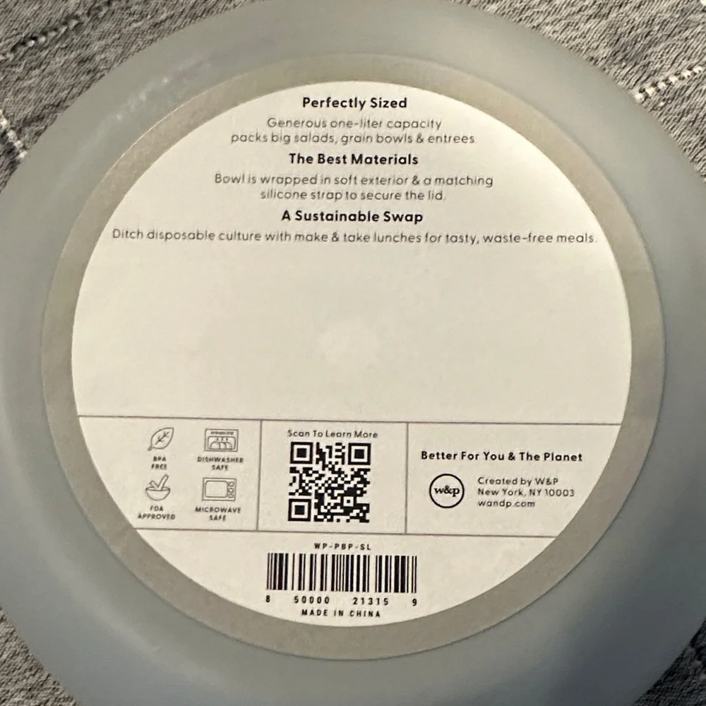 W&P Lunch Bowl in Light Gray - Picture 4 of 4